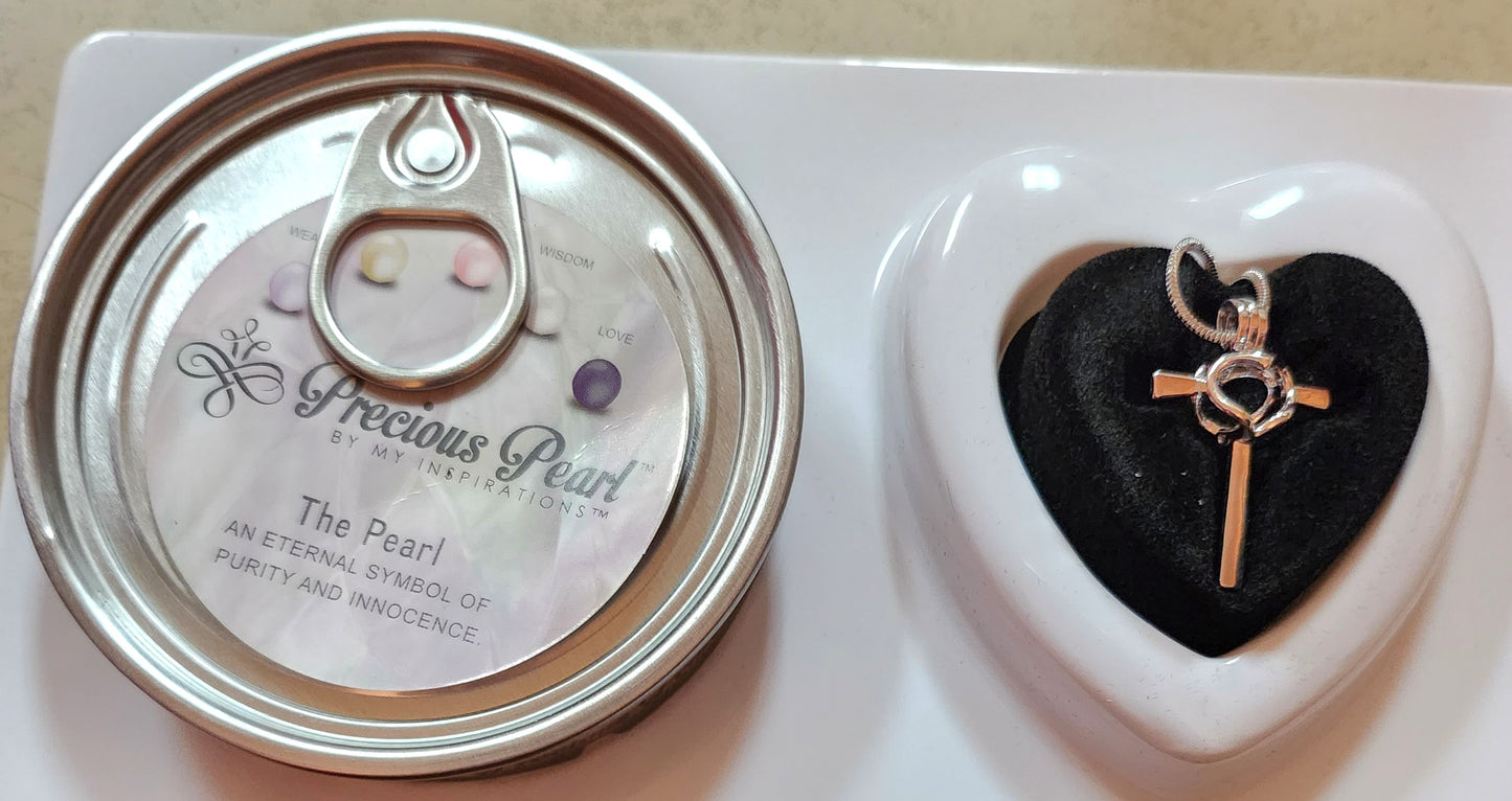 Cross Pearl Necklace