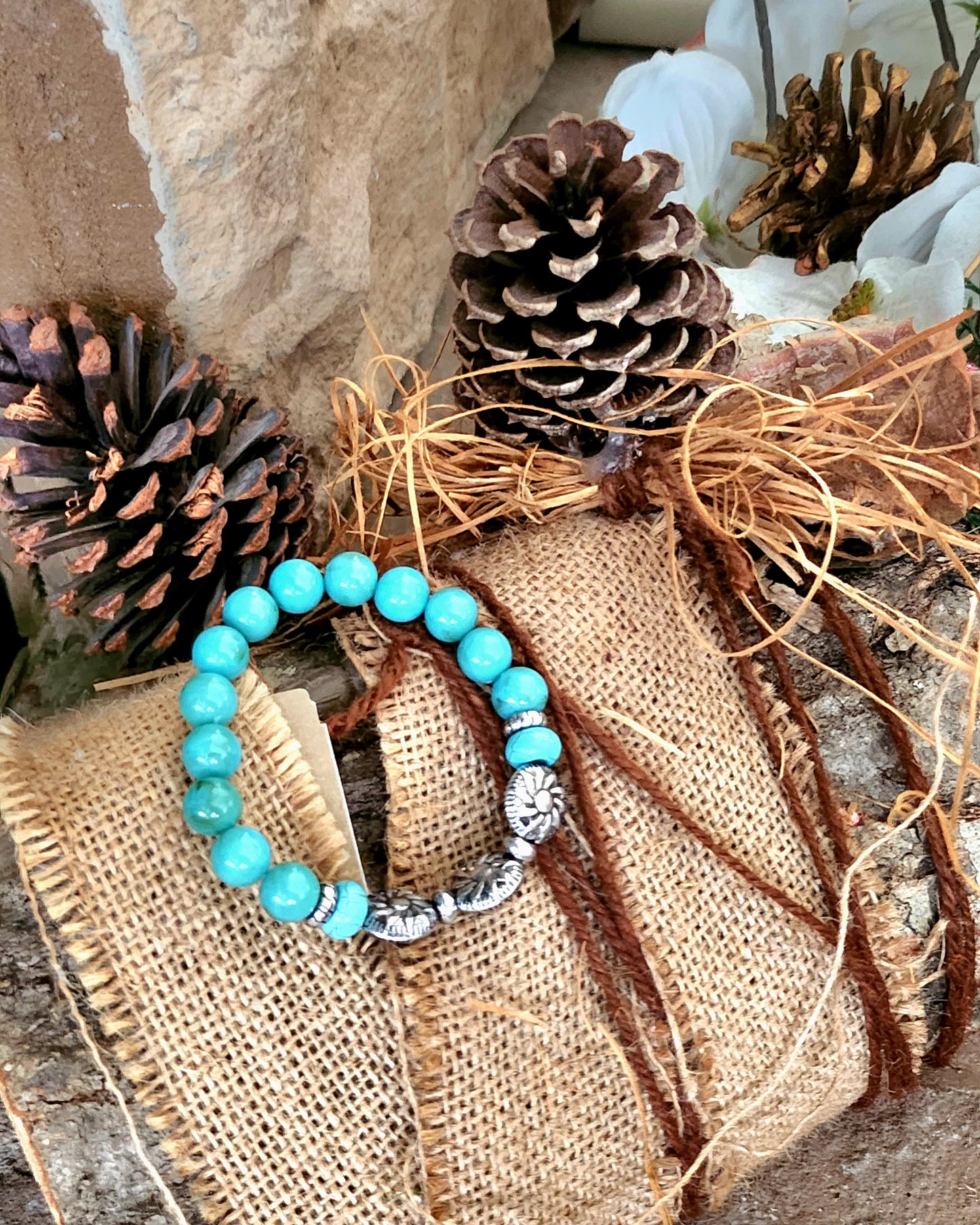 Turquoise Beaded Bracelet
