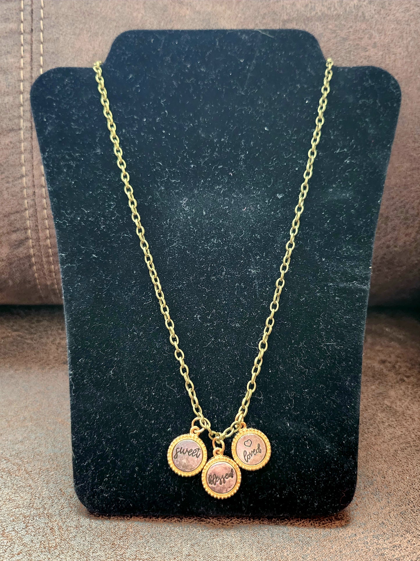 Sweet/Blessed/Loved Necklace