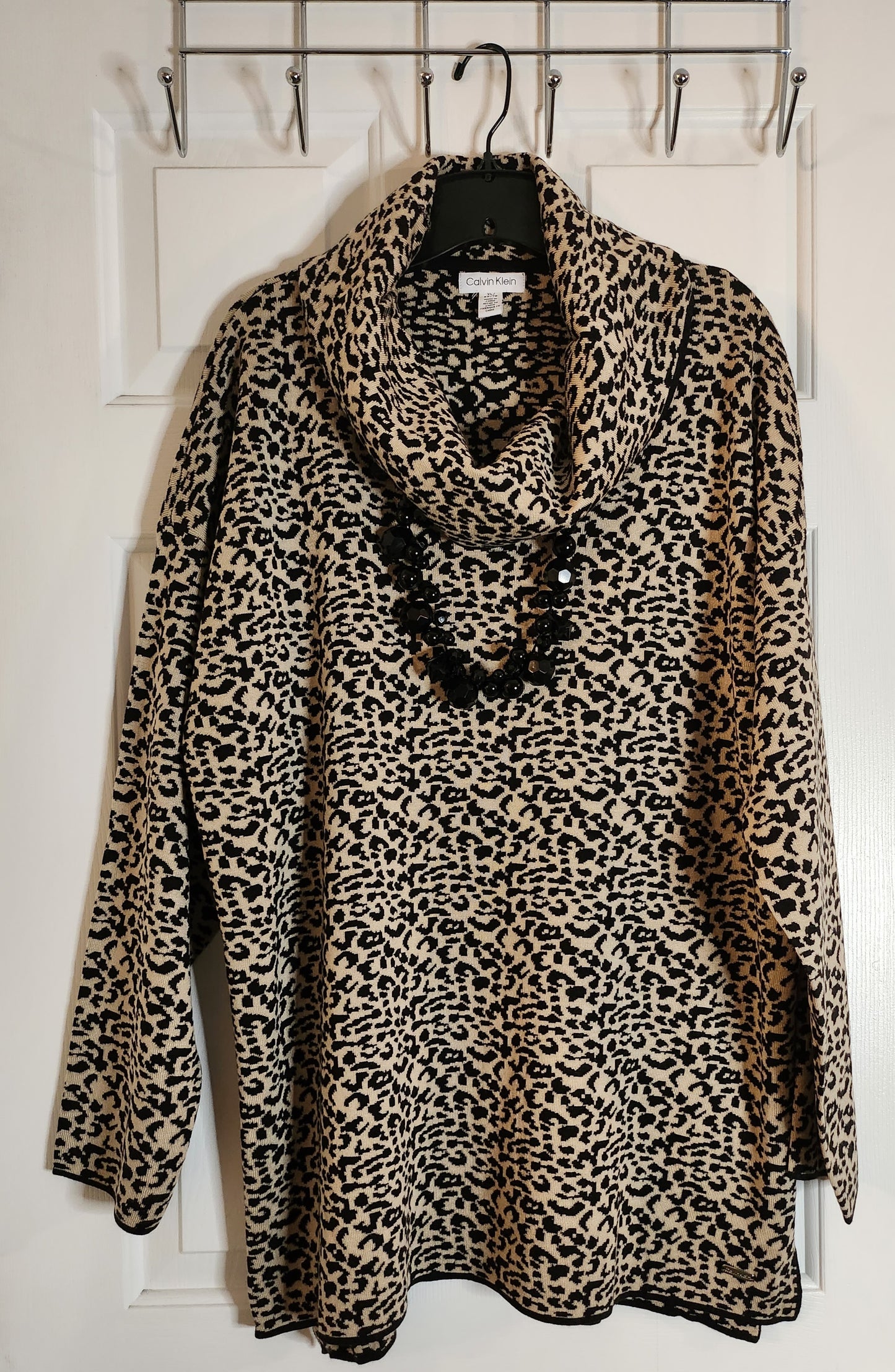 Ladies Calvin Klein Oversize Turtleneck Sweater