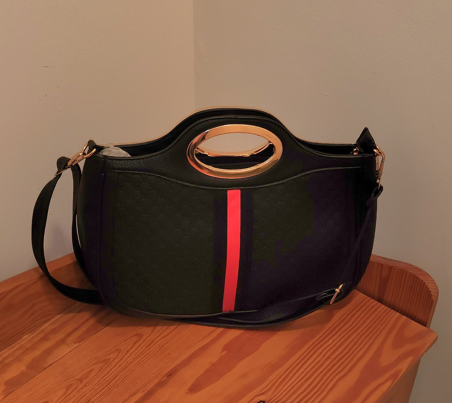 Ladies Shoulder Strap/Hand Clutch Handbag