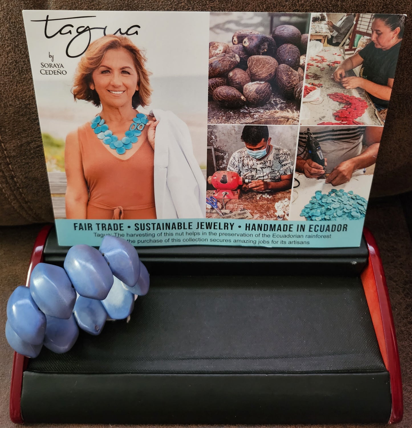 Turtle Shell Tagua Bracelet