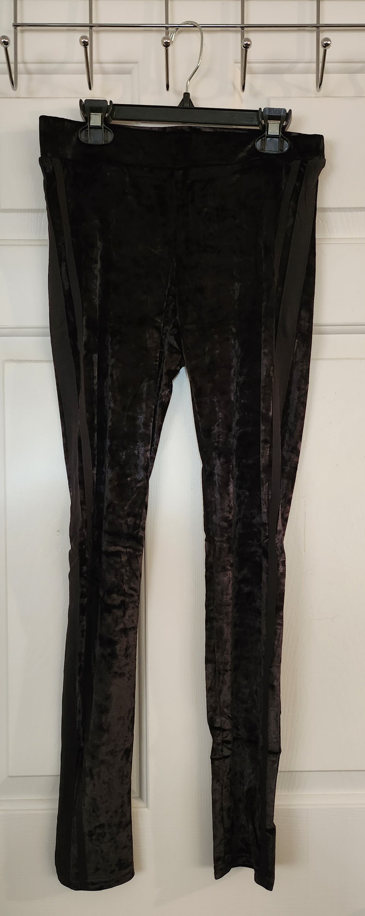 Icy Velvet Side Stripe Pants