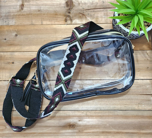 Clear Stadium Crossbody Bag